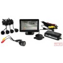 VERTEX 4-senzorové parkovacie senzory s kamerou a LCD monitorom čierne