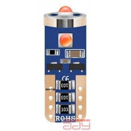 LED T10 3 CREE LED CAN BUS ultra vysokosvietivé oranžové