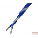 Reproduktorový kábel Dietz 20092 2 x 2,5mm OFC medený modro-strieborný skrútený