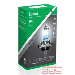 LUCAS Autožiarovky LUCAS H4 - 12V 60/55W, +150% Light Booster
