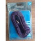 VIVANCO cinch kabel 5m s rem pozlátené koncovky fialový 2x tienený
