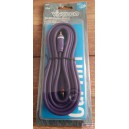 Vivanco cinch kabel 1,5m s rem pozlátené koncovky fialový