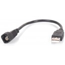 LVDS USB kábel pre VW Škoda 4pin na štandardnú zásuvku USB
