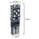 Led dióda W5W T10 6 LED SMD XBD can bus HQ 1ks