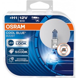 Osram Cool Blue Boost H1 12V 80W 62150CBB-HCB box