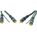 cinch kabel signalovy kabel 2xRCA