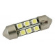 Michiba HL 333 LED žiarovka SUFIT 31mm 6 LED 2ks