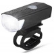 Predné a zadné LED svetlo na bicykel dobíjacie cez USB