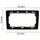 Citroen Fiat Peugeot Toyota Renault Škoda rámček pre 9" autorádio
