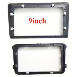 Redukcia pre 9" autorádio Škoda Octavia II VW Touran Golf5 Roomster Passat B7 Caddy