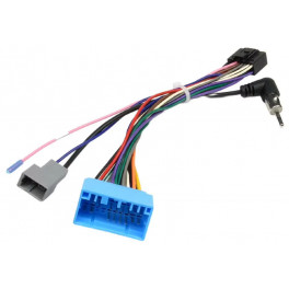 Honda Suzuki Fiat Opel 16 pin ISO konektor+anténny adaptér pre android autorádio
