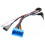 Honda Suzuki Fiat Opel 16 pin ISO konektor+anténny adaptér pre android autorádio