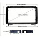 MB A W169 B W245 Sprinter Viano Vito Crefter rámček pre 9" autorádio